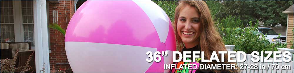 36-Inch Size Beach Balls