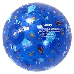 18'' Blue Ocean Beach Balls