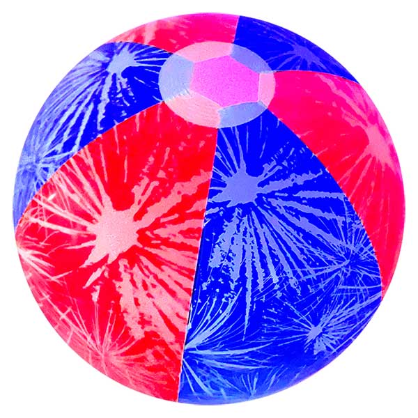 18'' Patriotic Light-Up Beach Ball