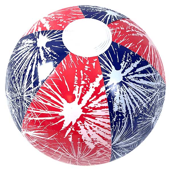 18'' Patriotic Light-Up Beach Ball