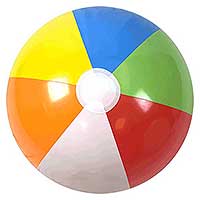 24'' Multi-Color Beach Balls
